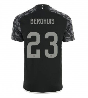 Ajax Steven Berghuis #23 Koszulka Trzecich 2023-24 Krótki Rękaw